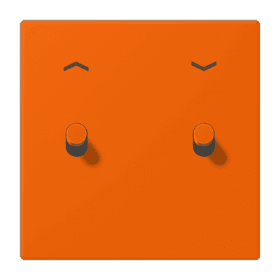 Накладка 2 тумблерами, с символами стрелок, Jung LC12-5PR0224 JUNG