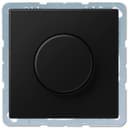 Поворотный Светорегулятор светодиодный(LED), матовый черный, LS, Jung