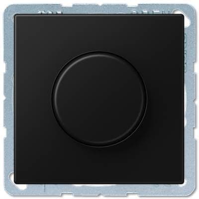 Поворотный Светорегулятор светодиодный(LED), матовый черный, LS, Jung JUNG