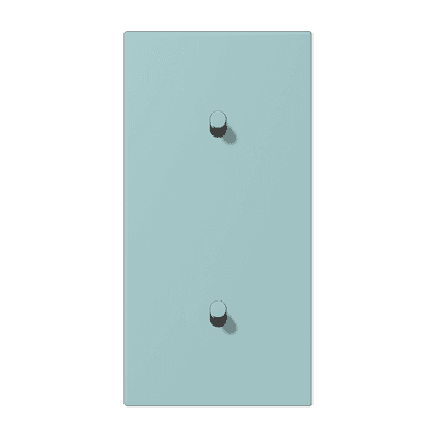 Накладка с 2 х 1 тумблерами, вертик., Jung LC12-20R0214 JUNG