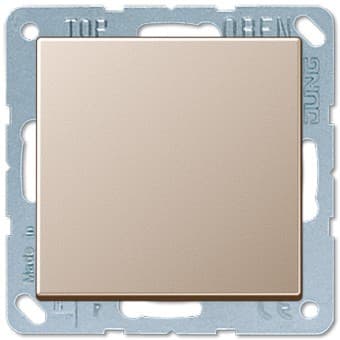 Перекрестный выключатель 1-клавишный, Шампань, Eco Profi, Jung JUNG