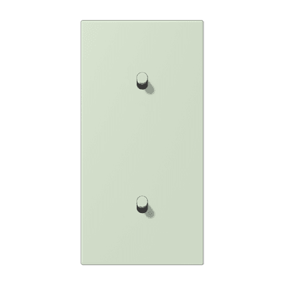 Накладка с 2 х 1 тумблерами, вертик., Jung LC12-20R0218 JUNG