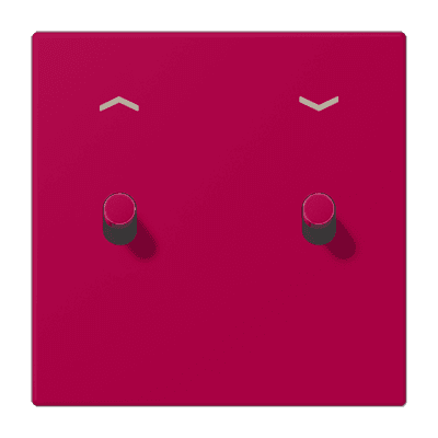 Накладка 2 тумблерами, с символами стрелок, Jung LC12-5PR0230 JUNG