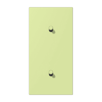 Накладка с 2 х 1 тумблерами, вертик., Jung LC12-20R0222 JUNG