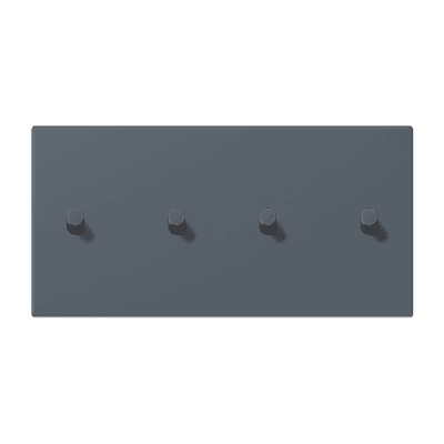 Накладка с 2 х 2 тумблерами, горизонт., Jung LC12-250R0262 JUNG