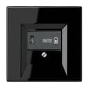 USB розетка для зарядки мобильных устройств тип C, 5-60W, черный, Jung