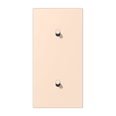 Накладка с 2 х 1 тумблерами, вертик., Jung LC12-20R0226 JUNG