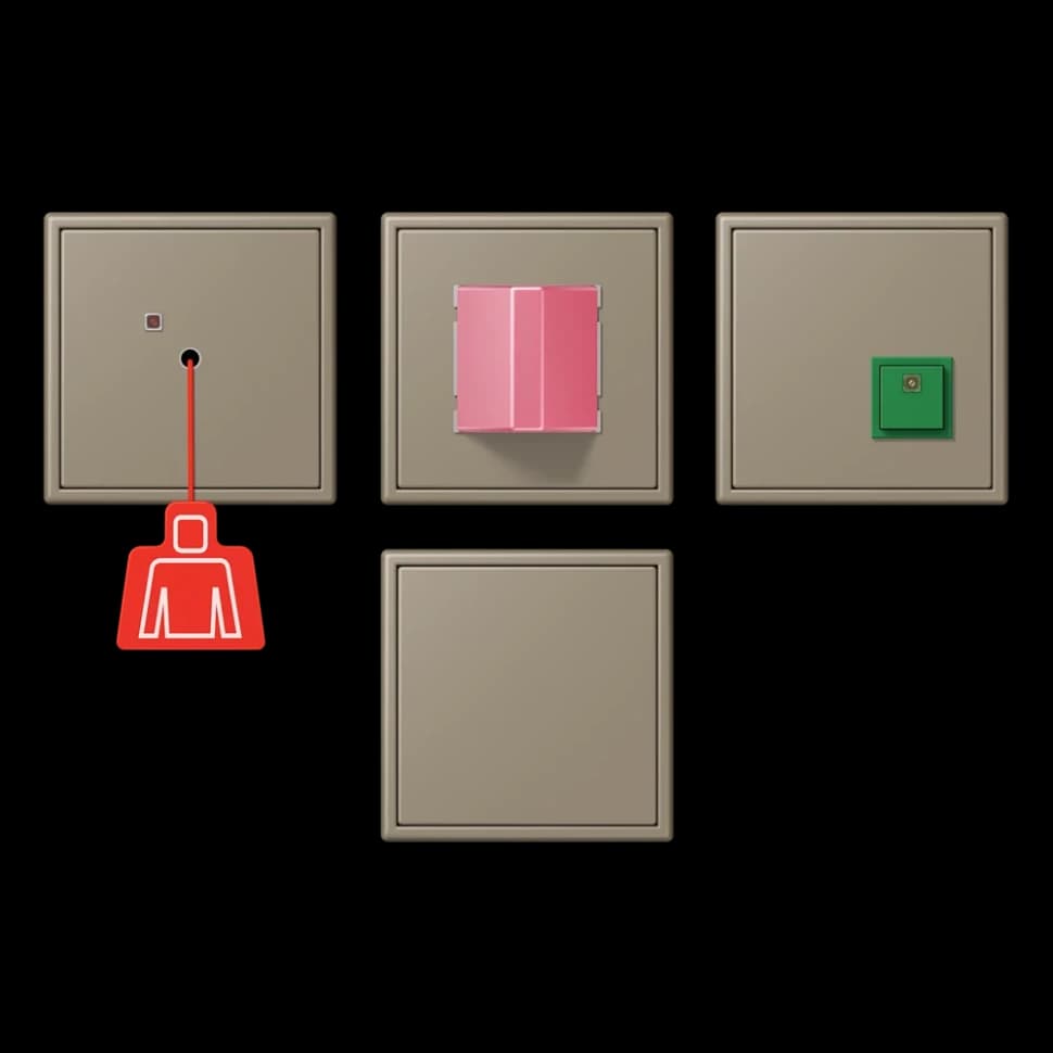 Jung Комплект системы экстренного вызова, LC32141, NRSLC0834242 NRSLC0834242 JUNG