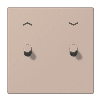 Накладка 2 тумблерами, с символами стрелок, Jung LC12-5PR0240 JUNG