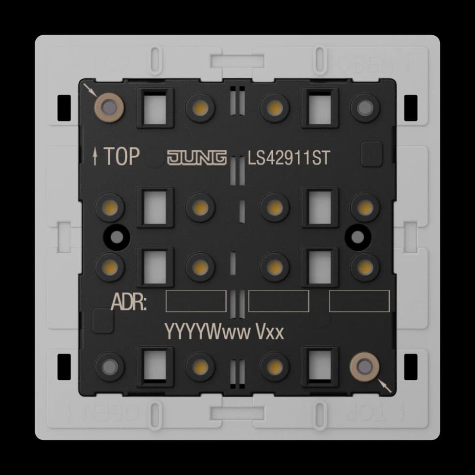 Jung KNX кнопочный модуль Универсальный, F40, Secure, серия LS, 1 группа, LS42911ST LS42911ST JUNG