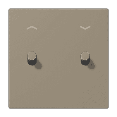 Накладка 2 тумблерами, с символами стрелок, Jung LC12-5PR0242 JUNG