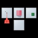 Jung Комплект системы экстренного вызова, LC32023, NRSLC0834209 NRSLC0834209