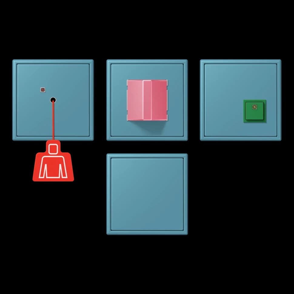 Jung Комплект системы экстренного вызова, LC32031, NRSLC0834212 NRSLC0834212 JUNG