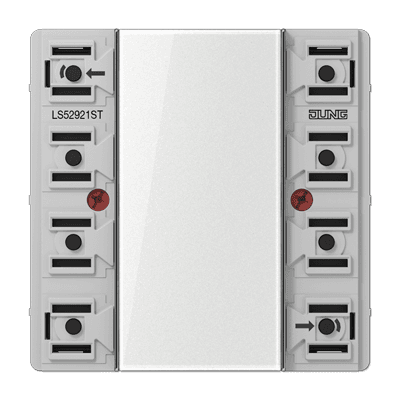Кнопочный модуль F50 универсальный, 2 группы, в комплекте с LS50NA; LS990 LS52921ST JUNG
