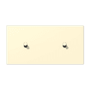 Накладка с 2 х 1 тумблерами, горизонт., Jung LC12-200R0201