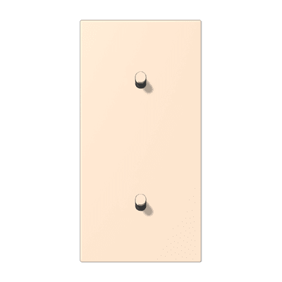 Накладка с 2 х 1 тумблерами, вертик., Jung LC12-20R0238 JUNG