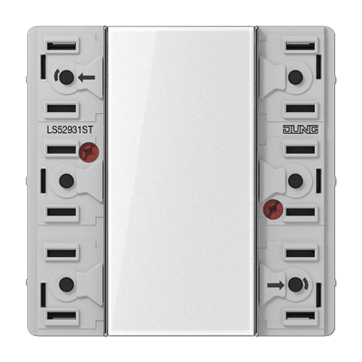 Кнопочный модуль F50 универсальный, 3 группы, в комплекте с LS50NA; LS990 LS52931ST JUNG