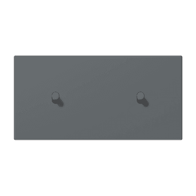 Накладка с 2 х 1 тумблерами, горизонт., Jung LC12-200R0202 JUNG