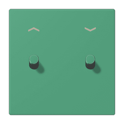 Накладка 2 тумблерами, с символами стрелок, Jung LC12-5PR0250 JUNG