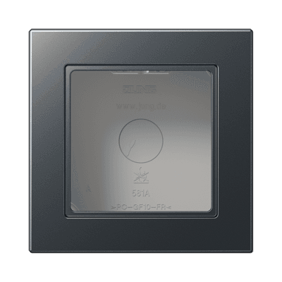 Jung Рамка для накладного монтажа, 1 пост, цвет Антрацит, A CUBE, A5581BFAANM A5581BFAANM JUNG