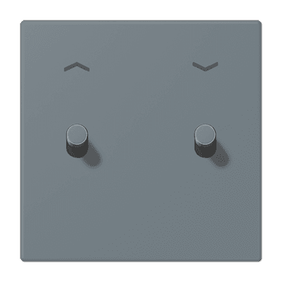 Накладка 2 тумблерами, с символами стрелок, Jung LC12-5PR0251 JUNG