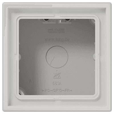 коробка для накладного монтажа с рамкой LS, Jung LS581ALG JUNG