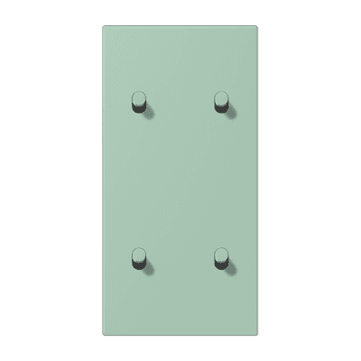 Накладка с 2 х 2 тумблерами, вертик., Jung LC12-25R0217 JUNG