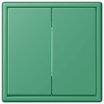 Jung Выключатель 2-клавишный, цвет 250, Les Couleurs Le Corbusier Le-Corbusier3 JUNG