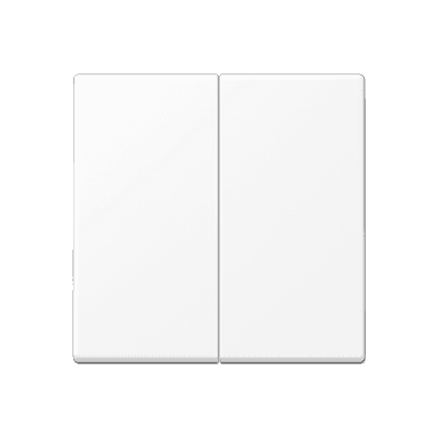 Клавиша для двойного выключателя; белый матовый, Jung EP495WWM