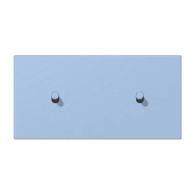 Накладка с 2 х 1 тумблерами, горизонт., Jung LC12-200R0207 JUNG