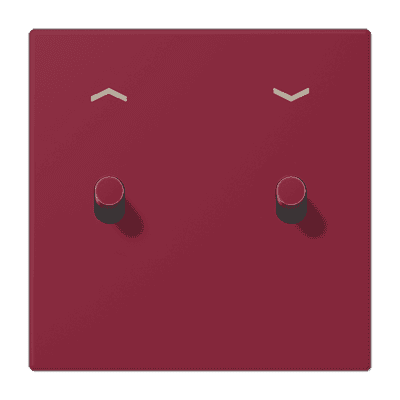 Накладка 2 тумблерами, с символами стрелок, Jung LC12-5PR0255 JUNG