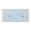 Накладка с 2 х 1 тумблерами, горизонт., Jung LC12-200R0208