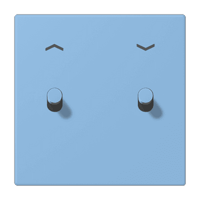 Накладка 2 тумблерами, с символами стрелок, Jung LC12-5PR0256 JUNG