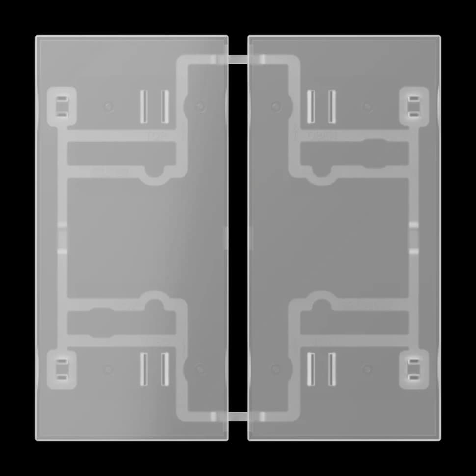 Jung Комплект прозрачных накладок, 2 группы, 402TSAT 402TSAT JUNG