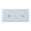 Накладка с 2 х 1 тумблерами, горизонт., Jung LC12-200R0209