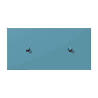 Накладка с 2 х 1 тумблерами, горизонт., Jung LC12-200R0212 JUNG