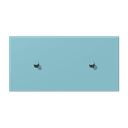 Накладка с 2 х 1 тумблерами, горизонт., Jung LC12-200R0213