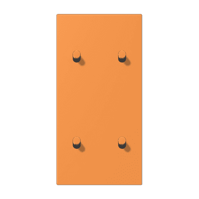 Накладка с 2 х 2 тумблерами, вертик., Jung LC12-25R0225 JUNG