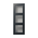 Jung Рамка для накладного монтажа, 3 пост, цвет Антрацит, A CUBE, A5583BFAANM A5583BFAANM
