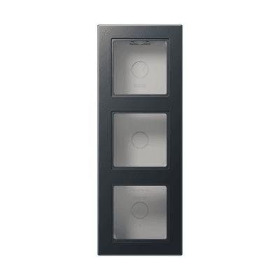 Jung Рамка для накладного монтажа, 3 пост, цвет Антрацит, A CUBE, A5583BFAANM A5583BFAANM JUNG