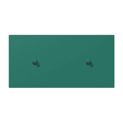 Накладка с 2 х 1 тумблерами, горизонт., Jung LC12-200R0216 JUNG