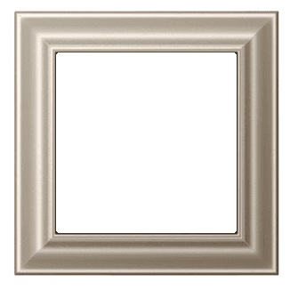 Рамка 1-пост; Eco Profi Standart; термопласт; шампань, Jung EPS481CH