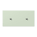 Накладка с 2 х 1 тумблерами, горизонт., Jung LC12-200R0218