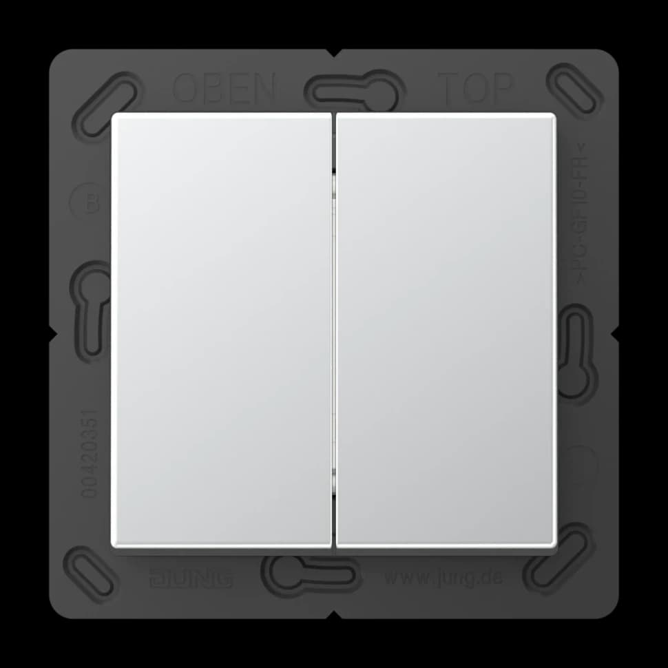 Jung Кнопка, 2 группы, с поддержкой Matter, с источником питания, MATA595AL MATA595AL JUNG