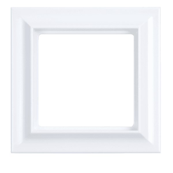 Рамка 1-пост; Eco Profi Standart; термопласт; белый матовый, Jung EPS481WWM