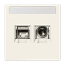 Smart TV розетка, Jung MMDLS4521