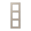 A VIVA Рамка 3-ная, стекло шампань, Jung AV583GLMCH