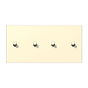 Накладка с 2 х 2 тумблерами, горизонт., Jung LC12-250R0201