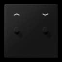 Jung Центральная плата с символами "стрелки" для выключателей, 1 пост, 2 тумблера, цилиндр; металл; алюминий; LS1913, AL12-5PSWMK08 AL12-5PSWMK08