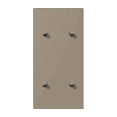 Накладка с 2 х 2 тумблерами, вертик., Jung LC12-25R0242 JUNG